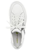 Waldl&auml;ufer Schn&uuml;rschuh aus interessantem Materialmix 