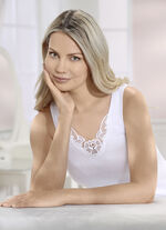 Dreierpack Hemden mit Stickereispitze 