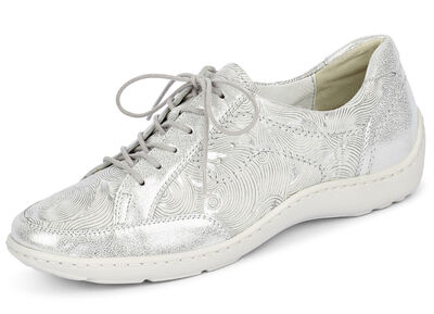 Waldläufer, elegante Damen-Schnürschuhe, Weite H, mit herausnehmbarem Fussbett 