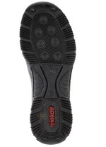 Rieker Slipper mit elastischem Schnellschn&uuml;rsystem BLAU-BUNT