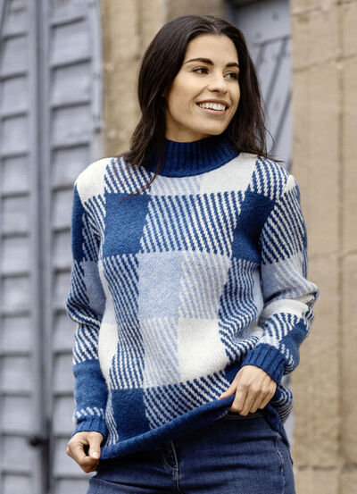 Pullover in Jacquard-Dessin 