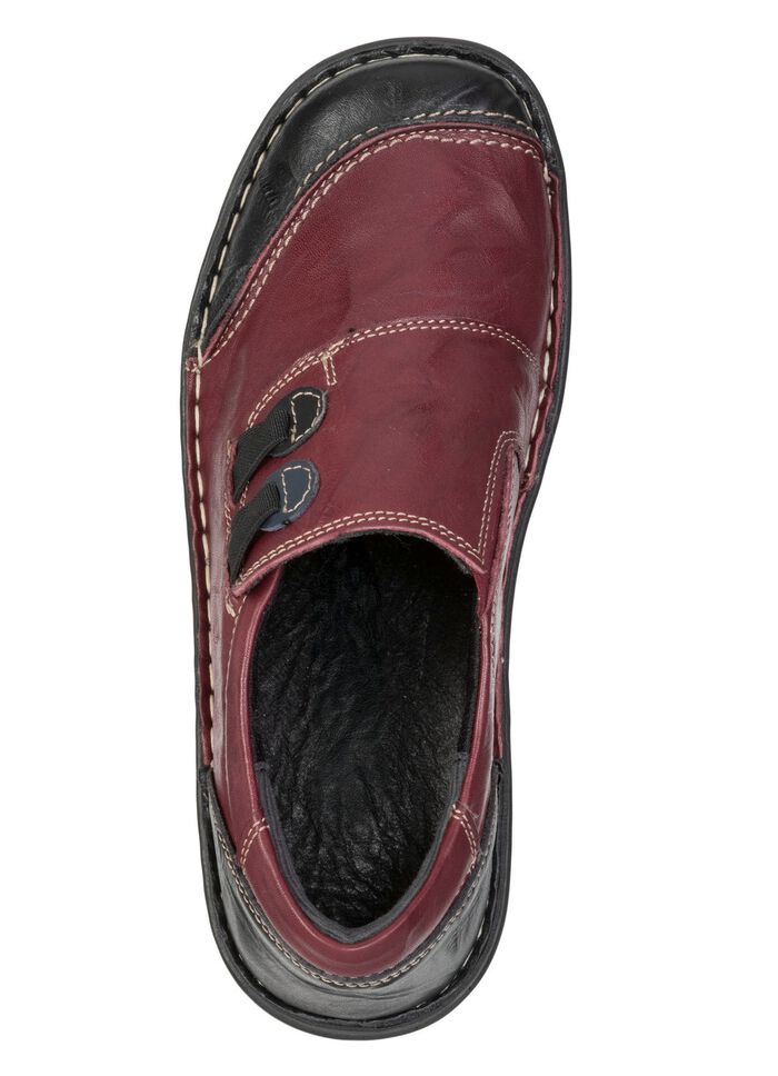 ELENA EDEN, klassische Damen-Slipper, Weite G, mit herausnehmbarem Fussbett 