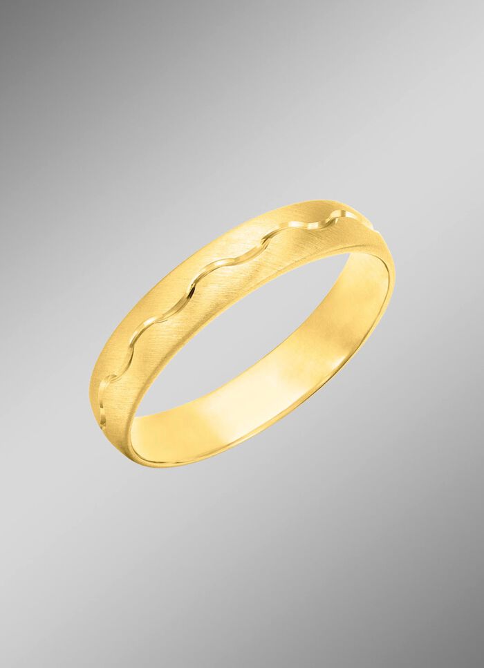 Bezaubernder Partnerring aus vergoldetem Silber 925/- fein 