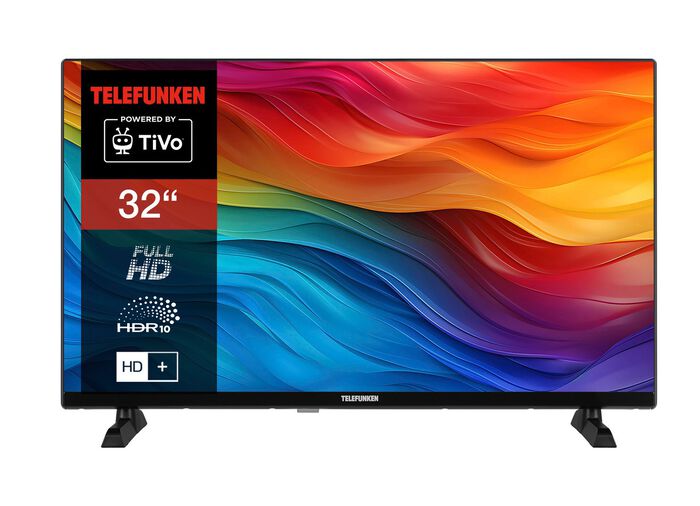 Telefunken XFTO750S Full-HD-Smart-LED-Fernseher-TV-32'' SCHWARZ