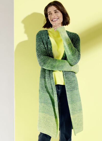 Strickjacke aus reiner Baumwolle 