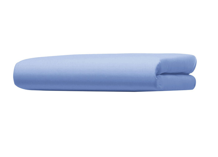 Fein-Single-Jersey Spannbetttücher BLAU