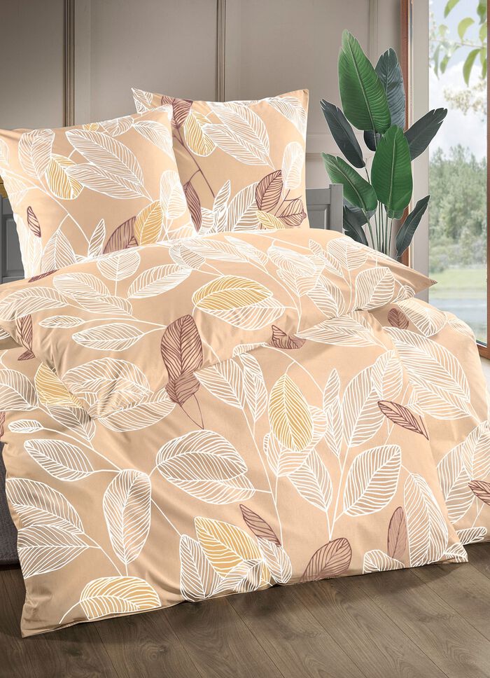 Beidseitig bedruckte Bettw&auml;sche-Garnitur 