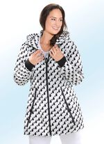 Funktions-Longjacke mit originellem Tropfendessin 