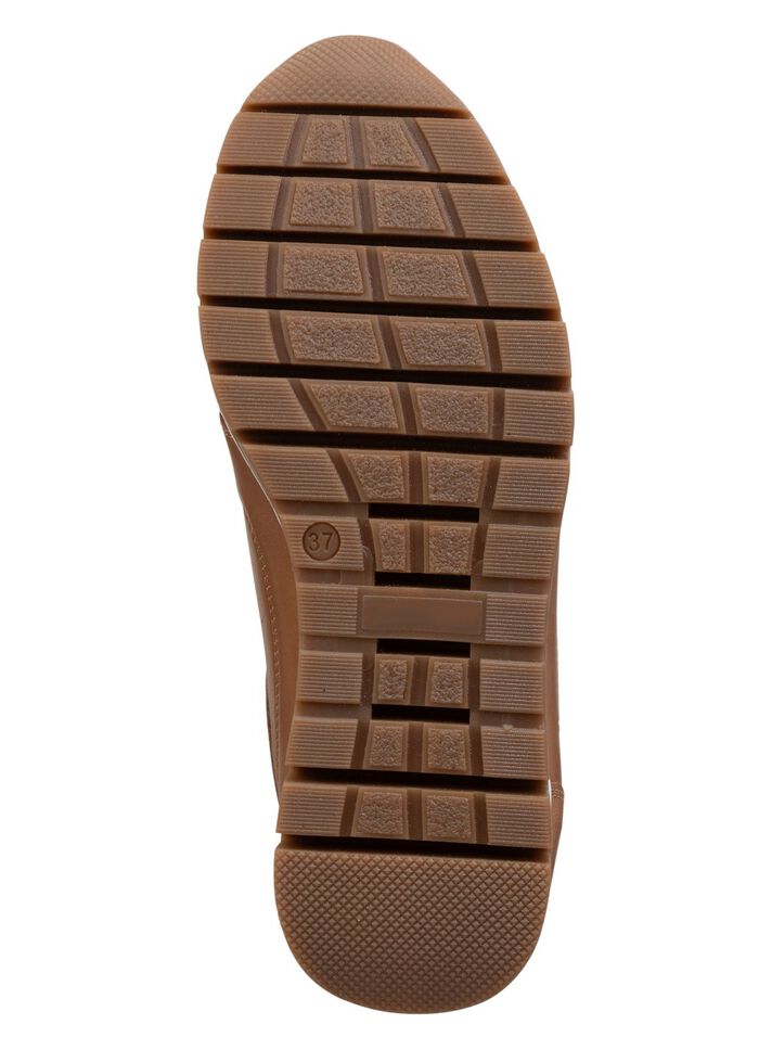 ELENA EDEN, sportliche Damen-Sneaker, Weite H, mit herausnehmbarem Fussbett CAMEL