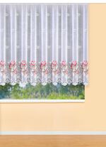 Blumenfenster-Vorhang mit Universalschienenband 