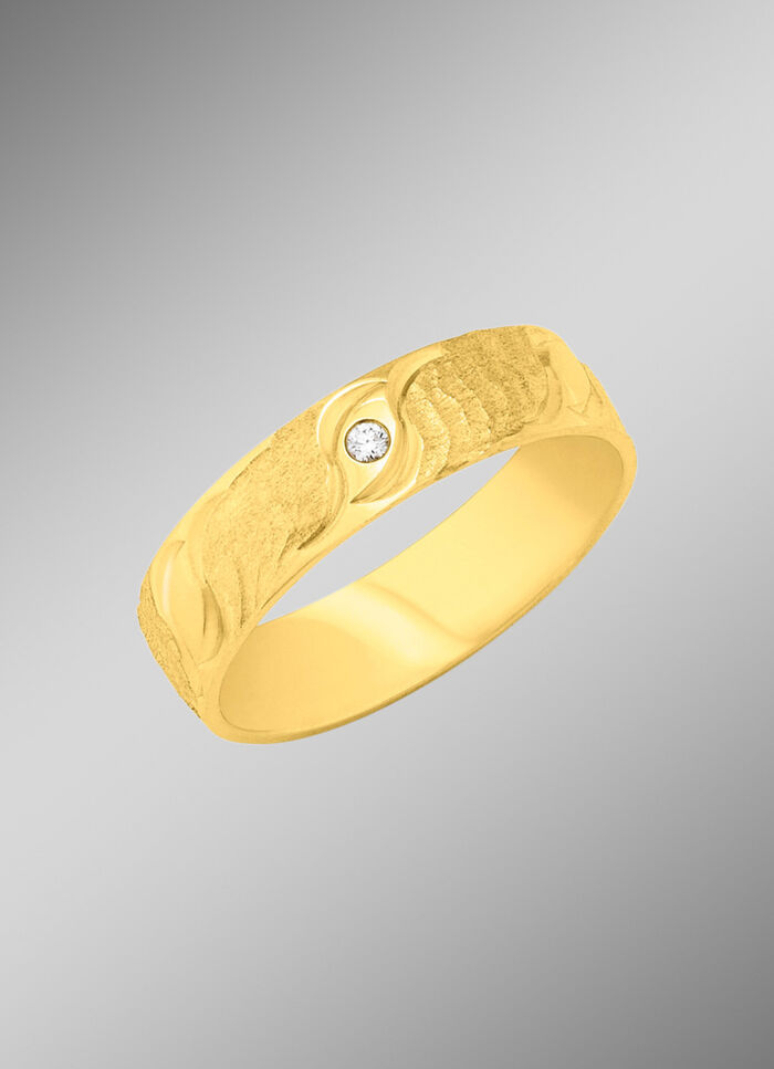 Sch&ouml;ner Brillant-Trauring 