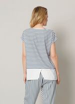 Schlupfbluse mit glitzernder Steinchendeko 