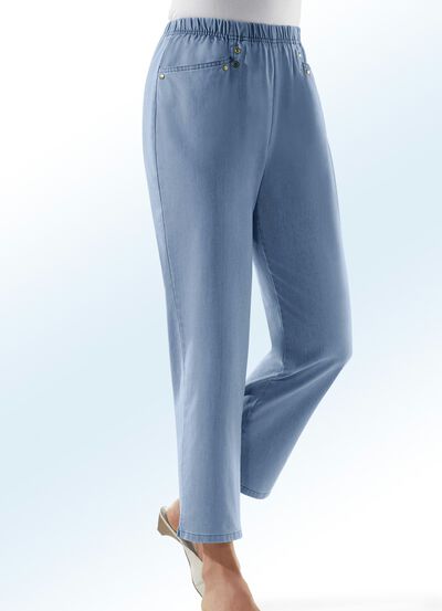 7/8-Jeans aus Soft-Denim 