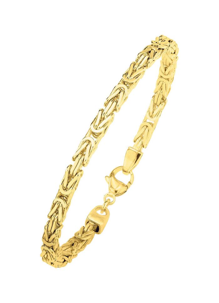 K&ouml;nigsketten-Armband mit Karabinerverschluss 