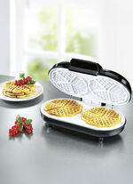 Doppel-Waffeleisen f&uuml;r 2 Waffeln auf einmal 