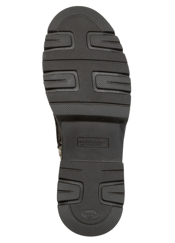 Waldläufer, bequeme Damen-Stiefeletten, Winterschuhe, Weite H, mit herausnehmbarem Fußbett TAUPE