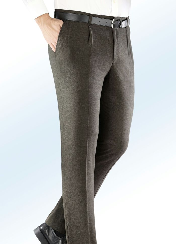 &laquo;Klaus Modelle&raquo;-Dehnbundhose mit Bundfalten 