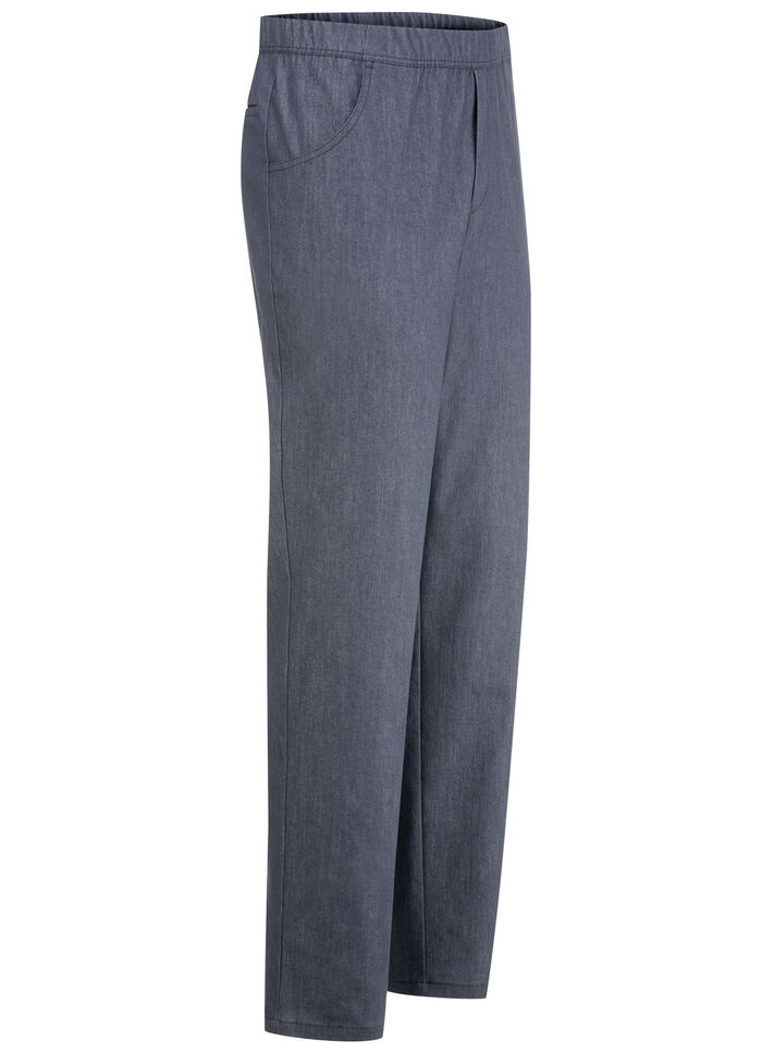 «Klaus Modelle»-Edel-Schlupfjeans mit Gummibund in 2 Farben BLAU