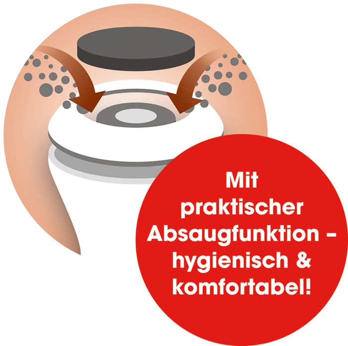 VITALmaxx Hornhautentferner mit Saugfunktion 