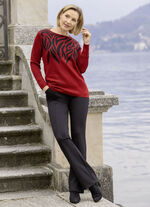 Pullover mit edler Strasszier 