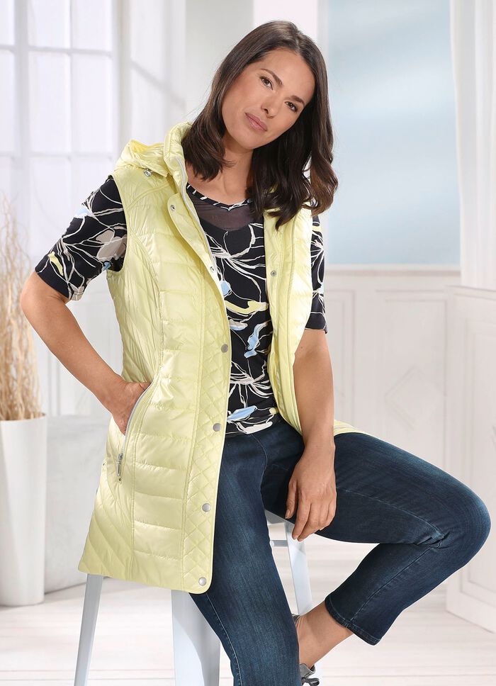 Weste mit abnehmbarer Kapuze 