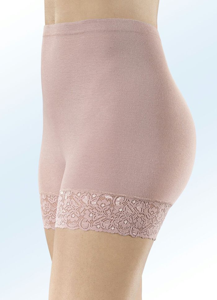 Dreierpack Schl&uuml;pfer mit auswechselbarem Gummizug ROSENHOLZ