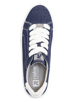 Sneaker mit Synthetik-Besatz JEANS-WEISS