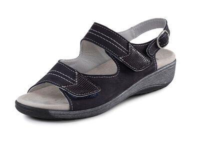 ELENA EDEN, bequeme Damen-Sandalen, Weite G, mit herausnehmbarem Fussbett 