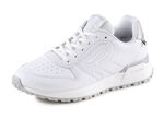 Sneaker aus Nappaleder WEISS