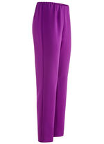 Knöchellange Hose mit angeschnittenem Bund FUCHSIA