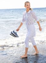 Tunika mit Lochstickerei 