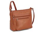 Laurina, Tasche, Damen, mit verstellbarem Umh&auml;ngeriemen COGNAC