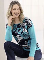 Pullover mit Jacquard-Dessin 