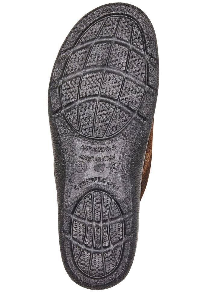 Pantoffel mit floralem Muster 