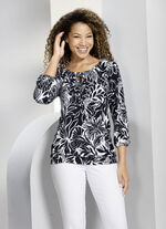 Shirt-Tunika mit Raglan&auml;rmeln 