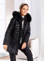 Jacke im angesagten Materialmix 