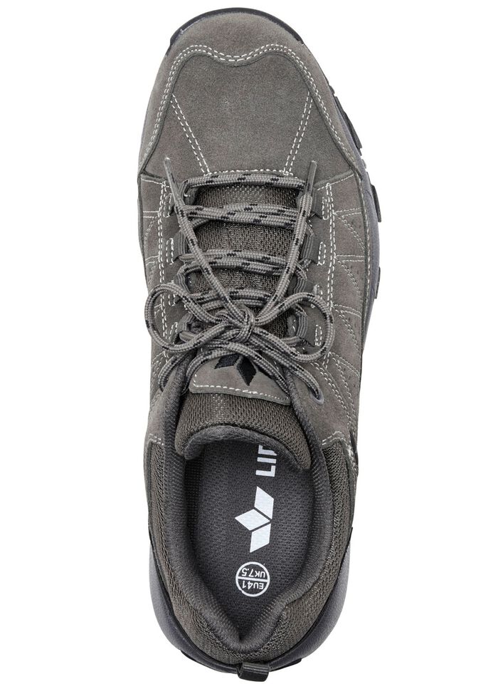 Atmungsaktive Herren-Schn&uuml;rschuhe, mit herausnehmbarem Fussbett GRAFIT