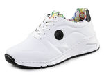 Rieker, stylische Damen-Sneaker, Weite H, mit herausnehmbarem Fussbett WEISS-SCHWARZ