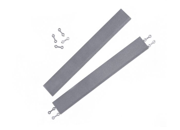 Kanten- und Eckleisten, 2er-Set f&uuml;r Terrassenfliesen 