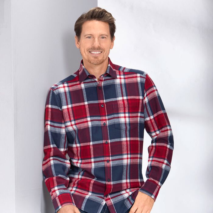 Kariertes Hemd von &laquo;King's Road&raquo; 