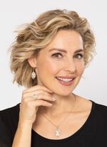 Ohrringe mit Diamanten im Blumendesign 