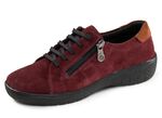 ELENA EDEN, bequeme Damen-Schn&uuml;rschuhe, Weite G, mit herausnehmbarem Fussbett BORDEAUX
