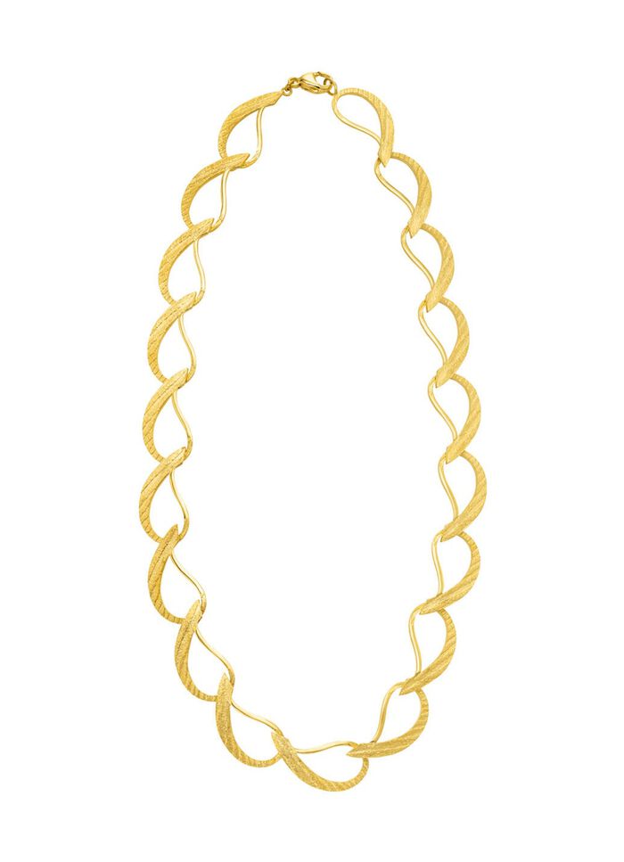 Vergoldete Halskette aus Silber  