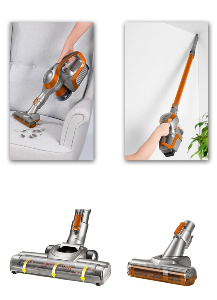 Akku-Handstaubsauger mit leistungsstarkem Akku 