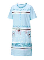 Zweierpack Nachthemden mit platziertem Druck vorne 