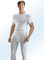 Hermko Dreierpack Unterhosen aus Feinripp mit Eingriff, weiss 