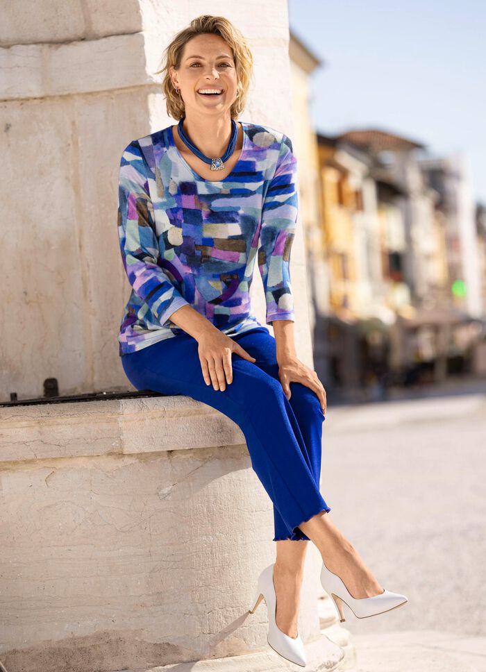 Pullover in weich fliessender Qualit&auml;t 