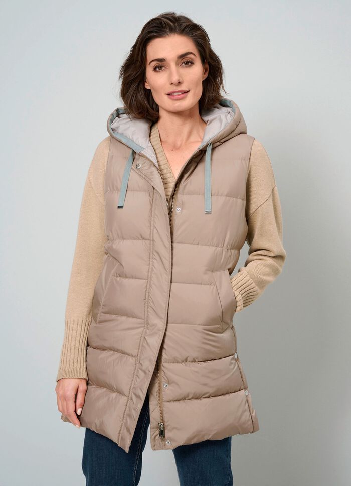 Steppweste mit 2-Wege-Rei&szlig;verschluss 