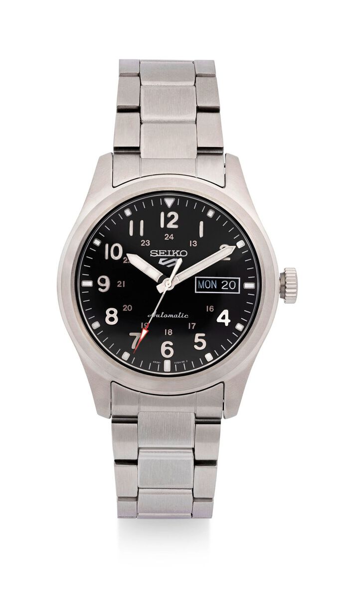 Edelstahl-Automatik Herrenuhr  