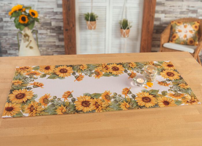 Bedruckte Tisch- und Raumdekoration 